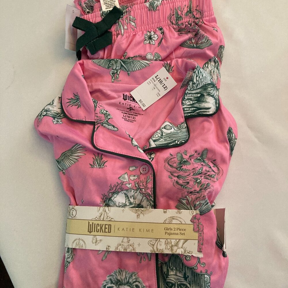Girls 2-piece Wicked Pajama set by Katie Kime